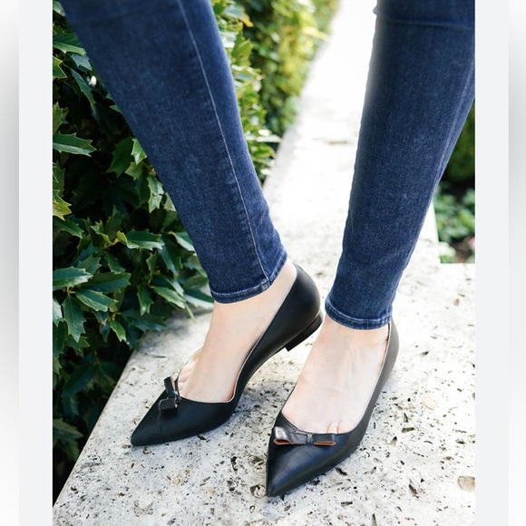 Sarah Flint Shoes - Sarah Flint Natalie Black Vachetta Flats Size  6.5 EUR size 37 1/2